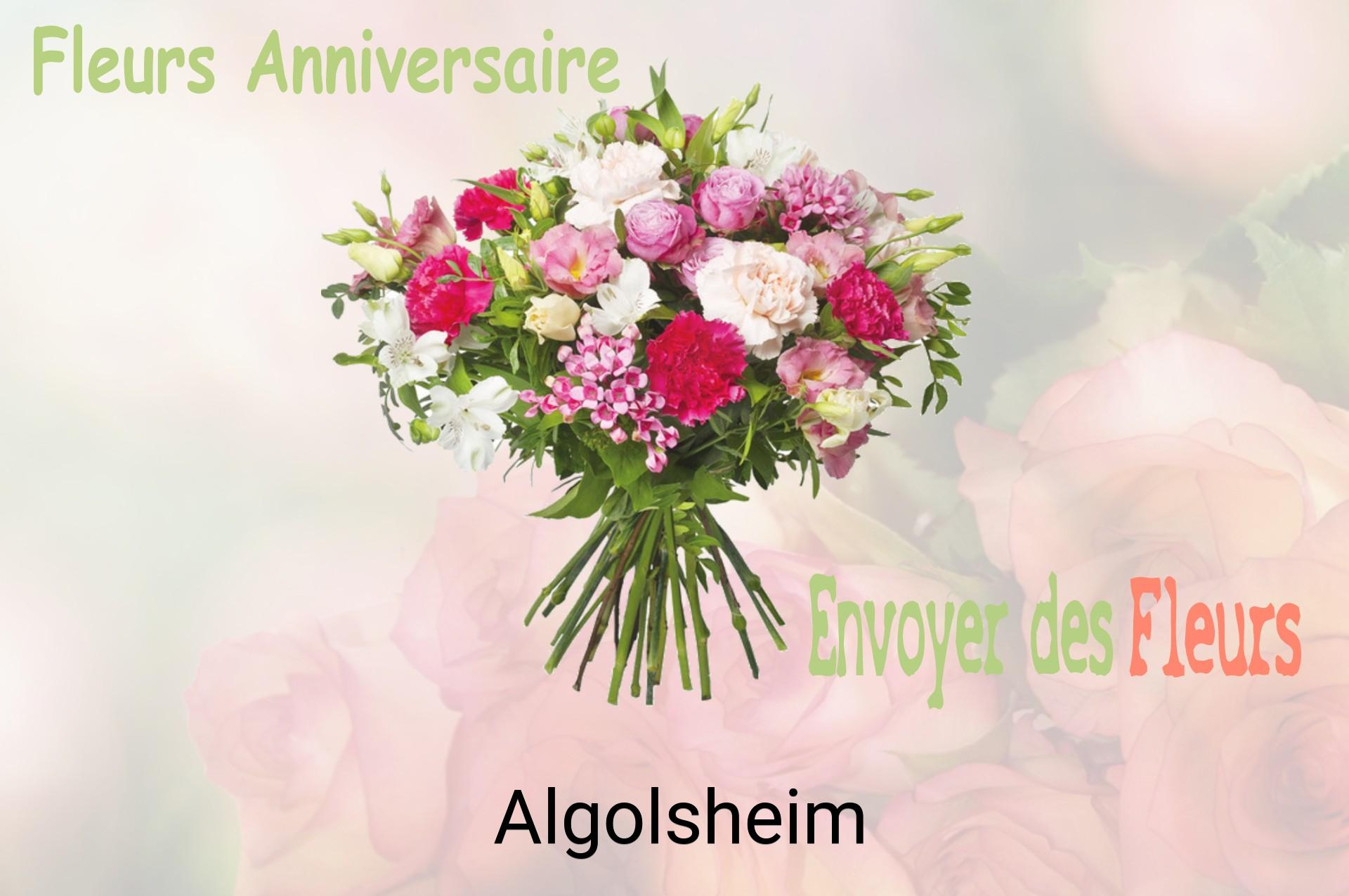 Bouquet de fleurs d’anniversaire livré à Algolsheim