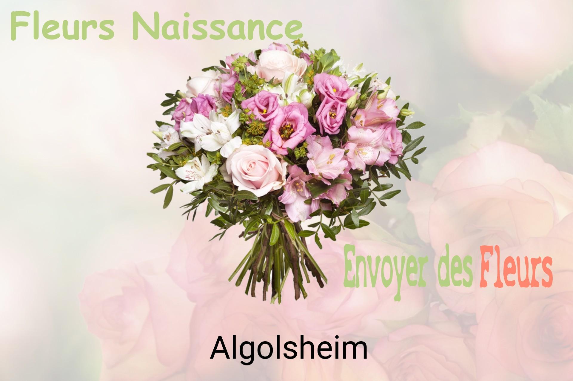 Bouquet de fleurs de naissance livré à Algolsheim